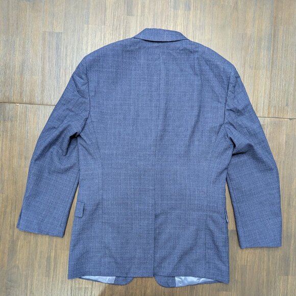 Hart Schaffner Marx | Men's Navy Blue Blazer/Sport Coat with Single Vent - Picture 2 of 9